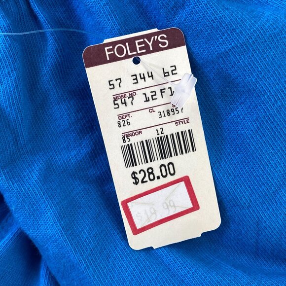 Vintage Union Bay River Short Elastic Waist Pockets Blue Long Small - Picture 5 of 12